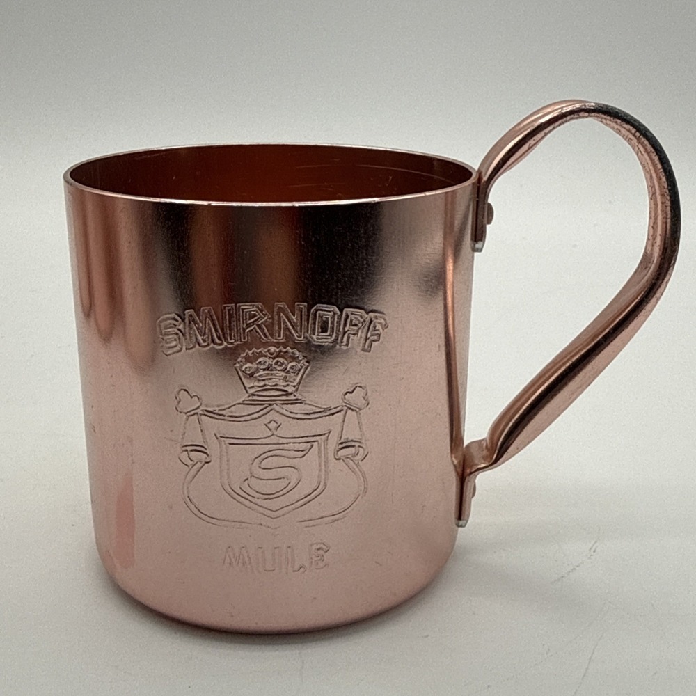 One Smirnoff "The Original Vodka Of The Moscow Mule" Copper Mug FREE SHIPPING